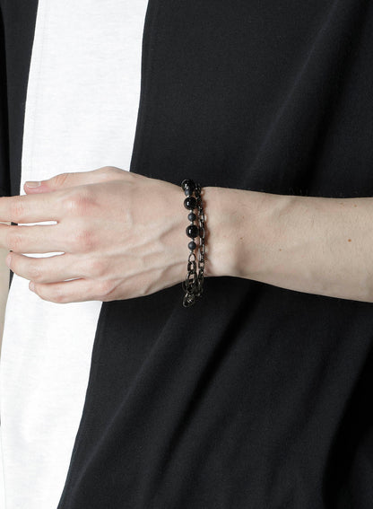 BRASS BEADS CHAIN BRACELET A