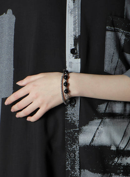 BRASS BEADS CHAIN BRACELET B