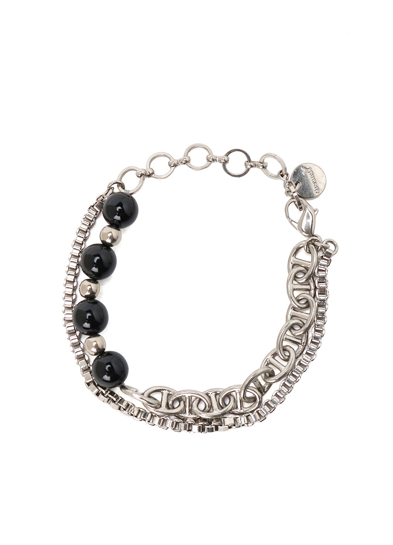 BRASS BEADS CHAIN BRACELET B