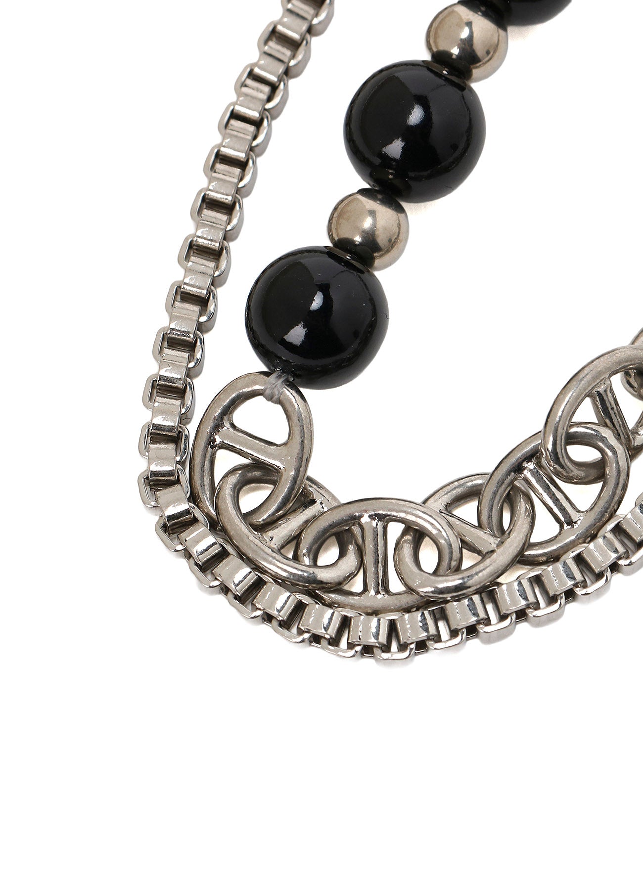 BRASS BEADS CHAIN BRACELET B