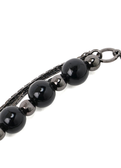 BRASS BEADS CHAIN BRACELET C