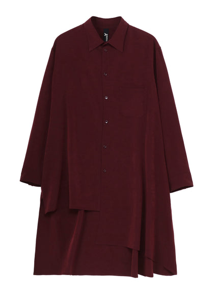 CREPE DE CHINE ASYMMETRY SHIRT