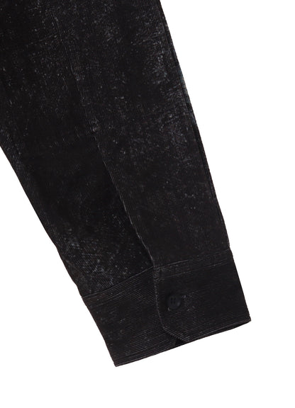 NARROW RIBS CORDUROY OPEN ZIP STANDARD BIG SHIRT