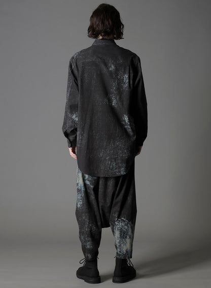 NARROW RIBS CORDUROY OPEN ZIP STANDARD BIG SHIRT