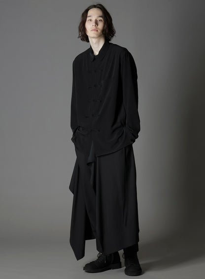 CREPE DE CHINE SHAKA BUTTON SHIRT
