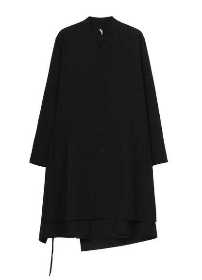 WOOL GABARDINE 3WAY LONG SHIRT