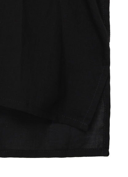 FLOWER STITCH  BACK SIDE TUCK SHIRT