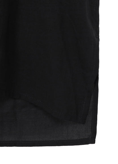 FLOWER STITCH  SIDE GATHER SHIRT