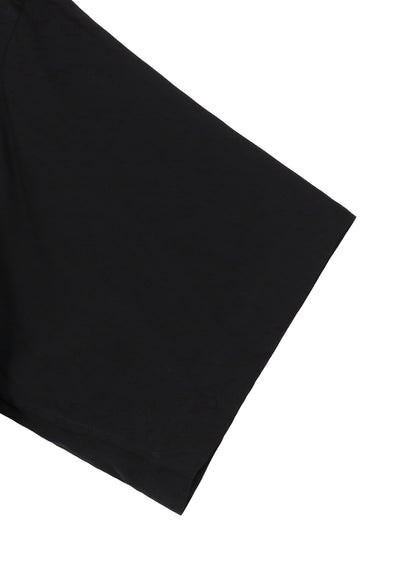 CELLULOSE LAWN PARALLEL PANEL FLAP SHORT SLEEVED SHIRT