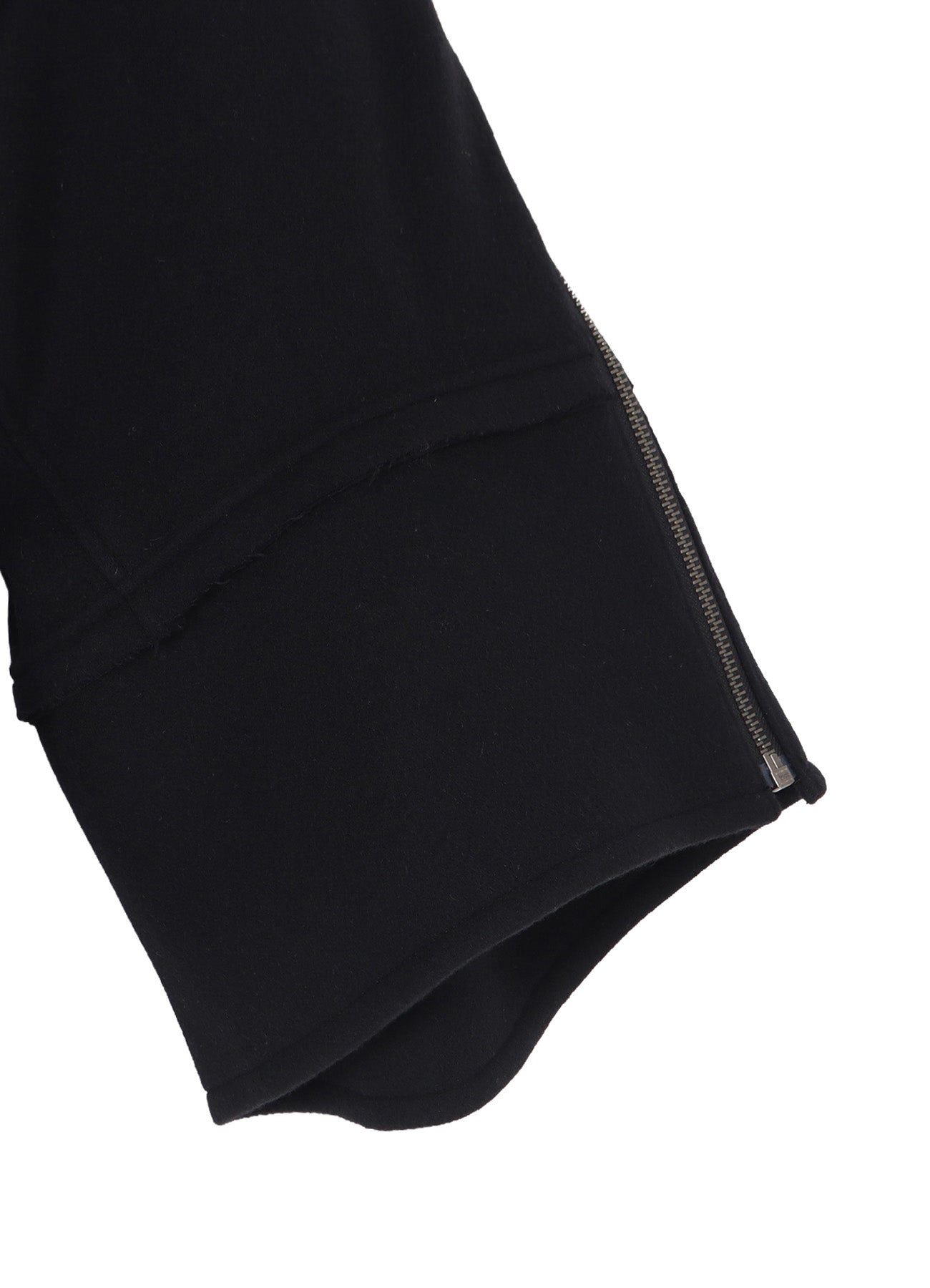 DOUBLE WEAVE MELTON SHORT LENGTH BIG SLEEVE DOUBLE COAT