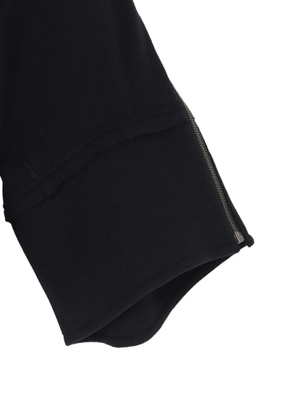 DOUBLE WEAVE MELTON SHORT LENGTH BIG SLEEVE DOUBLE COAT