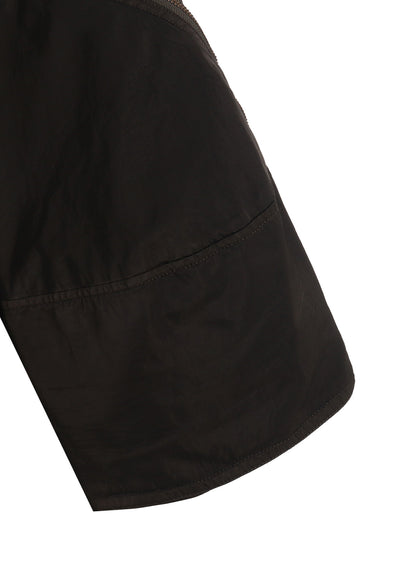 PRODUCT DYED NYLON TEILL+POLYESTER TAFTA SHORT LENGTH BIG SLEEVE DOUBLE COAT
