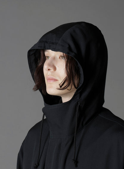W/GABARDINE HOODED MODS COAT