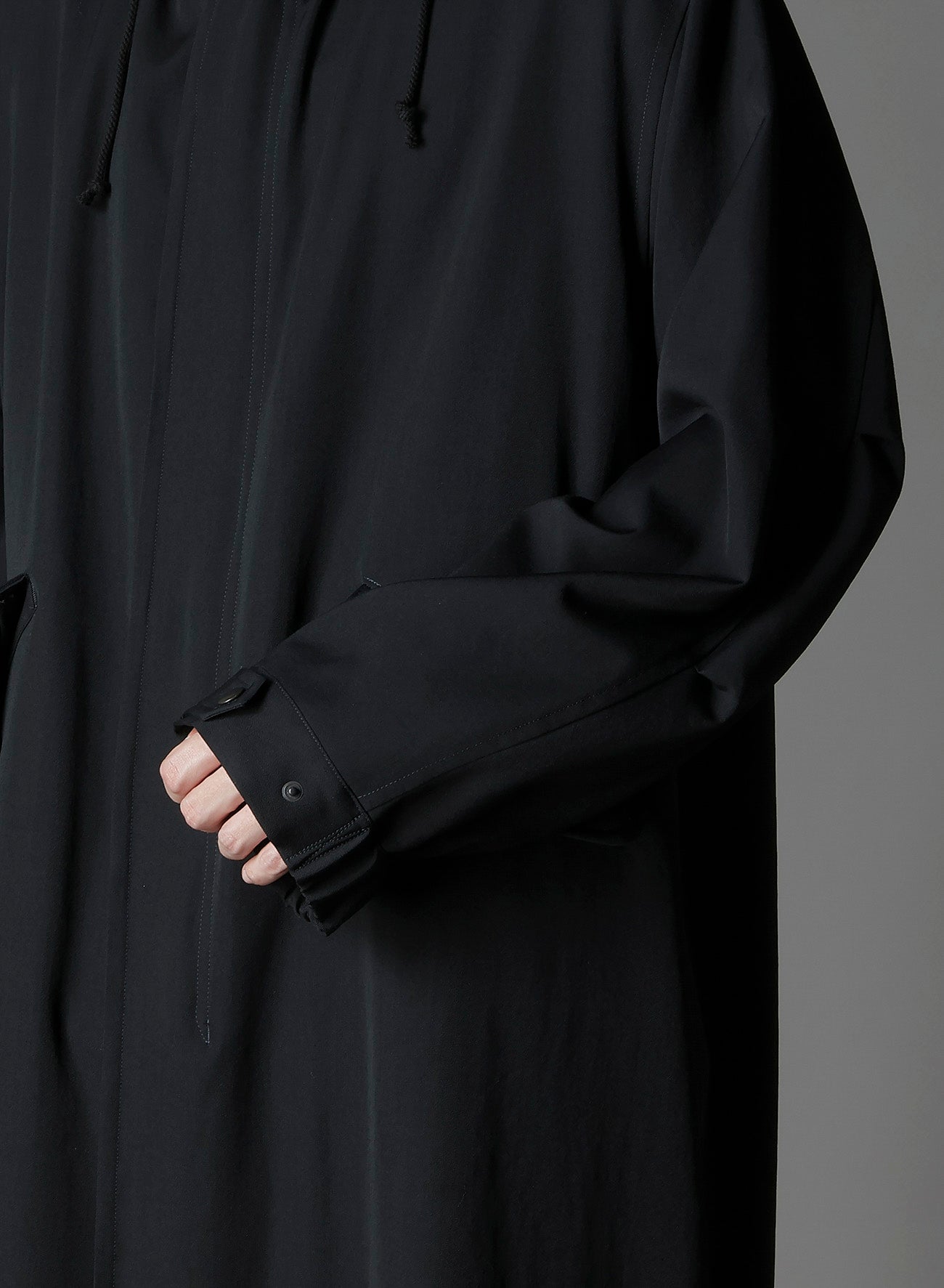 W/GABARDINE HOODED MODS COAT