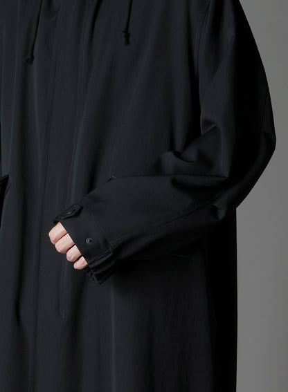 W/GABARDINE HOODED MODS COAT