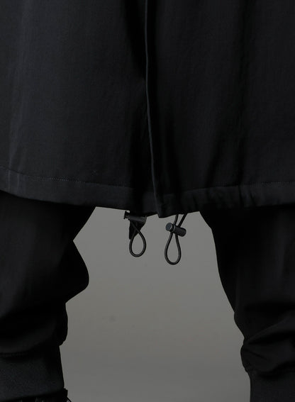 W/GABARDINE HOODED MODS COAT