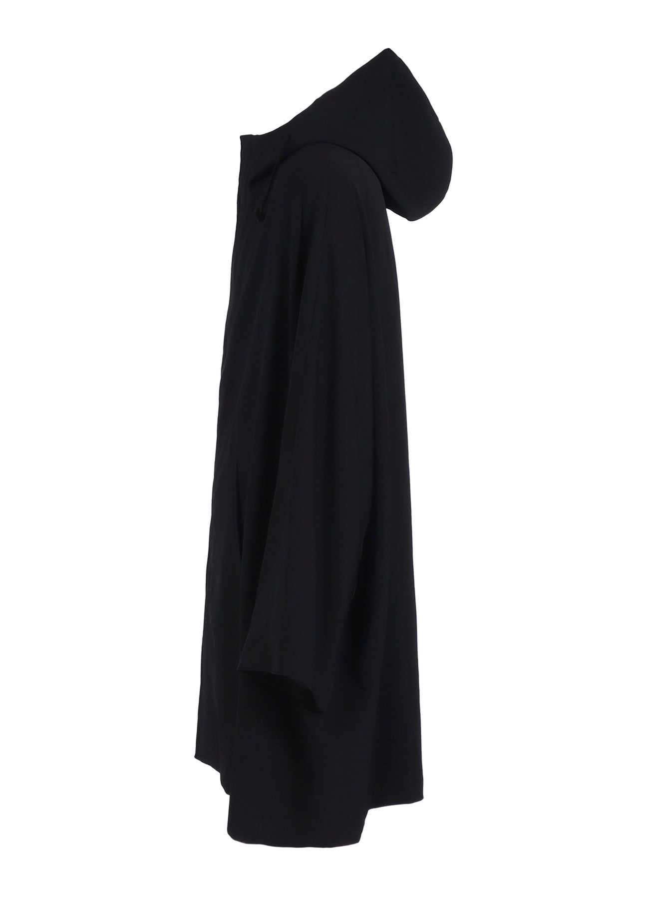 W/GABARDINE FRONT OPEN PONCHO COAT