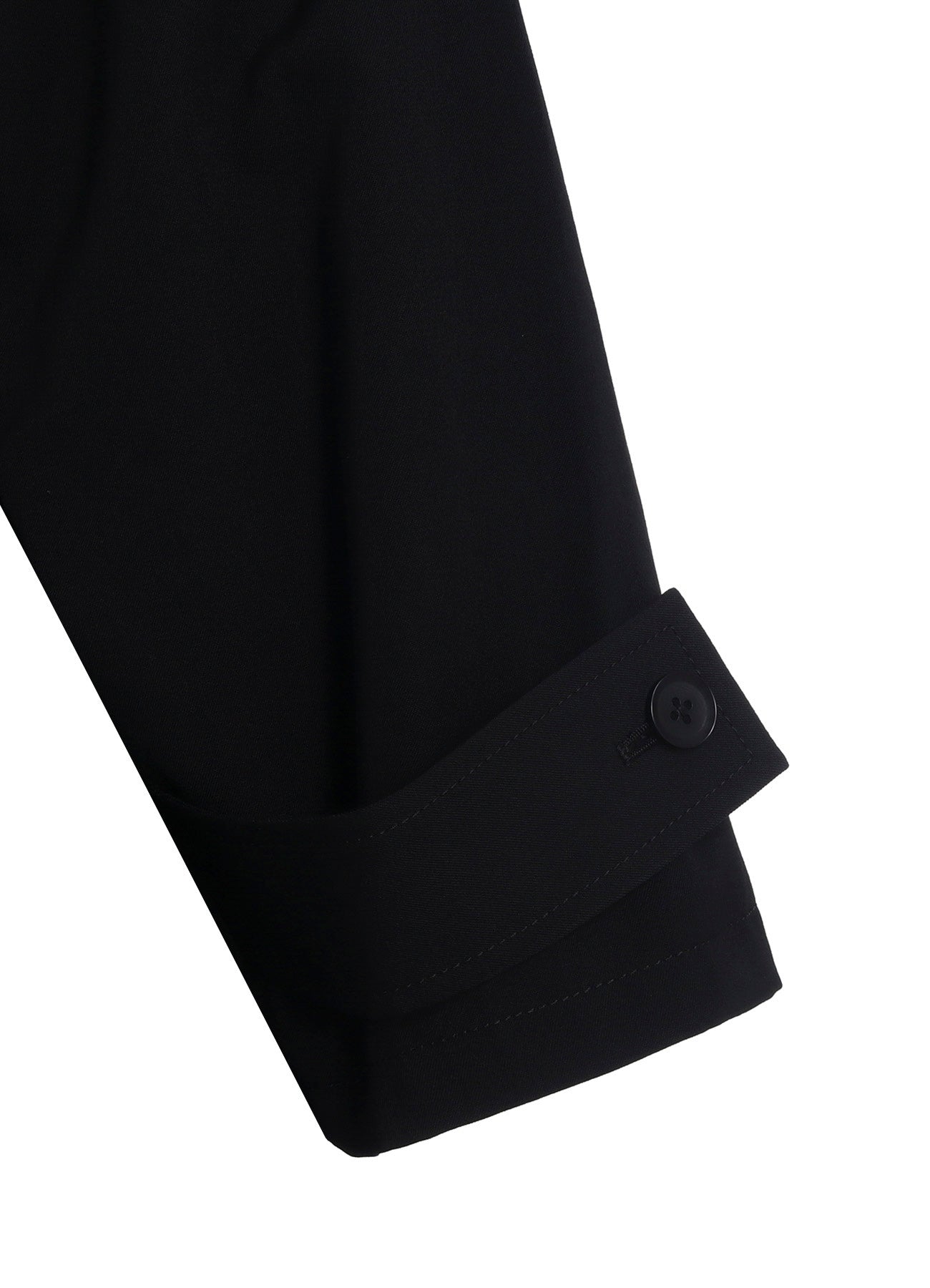 W/GABARDINE OUT POCKET LONG COAT