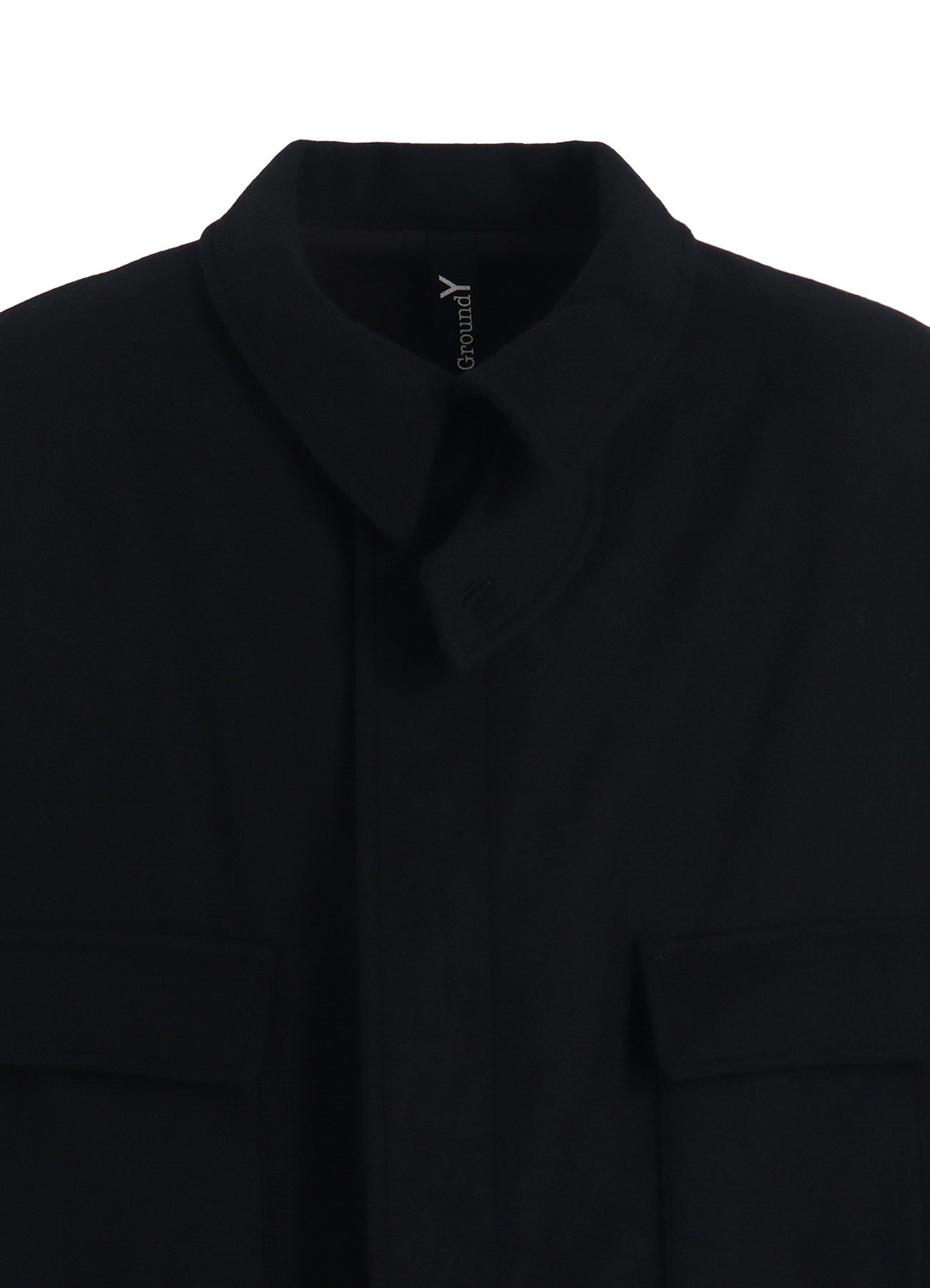 MELTON OUT POCKET LONG COAT