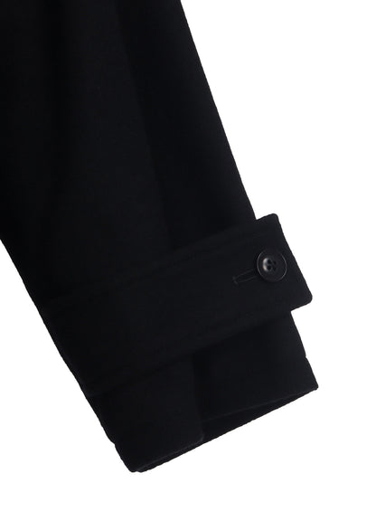 MELTON OUT POCKET LONG COAT