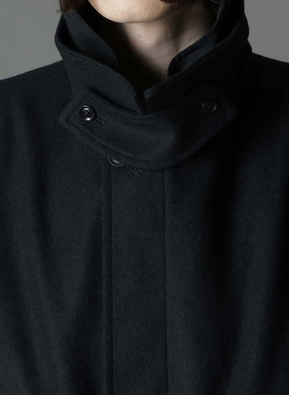 MELTON OUT POCKET LONG COAT