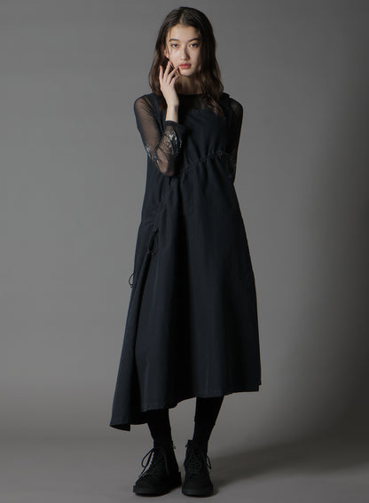 C/NY SULFUR DYEING STONE WASH BIO SLEEVELESS DRESS