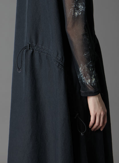 C/NY SULFUR DYEING STONE WASH BIO SLEEVELESS DRESS