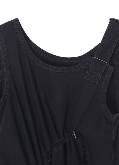 C/NY SULFUR DYEING STONE WASH BIO SLEEVELESS DRESS