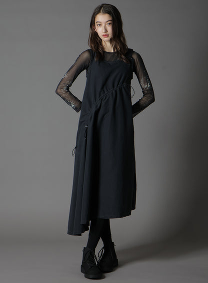 C/NY SULFUR DYEING STONE WASH BIO SLEEVELESS DRESS