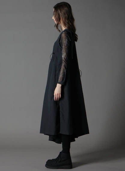 C/NY SULFUR DYEING STONE WASH BIO SLEEVELESS DRESS