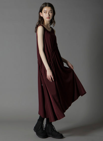 CREPE DE CHINE SLEEVELESS DRESS