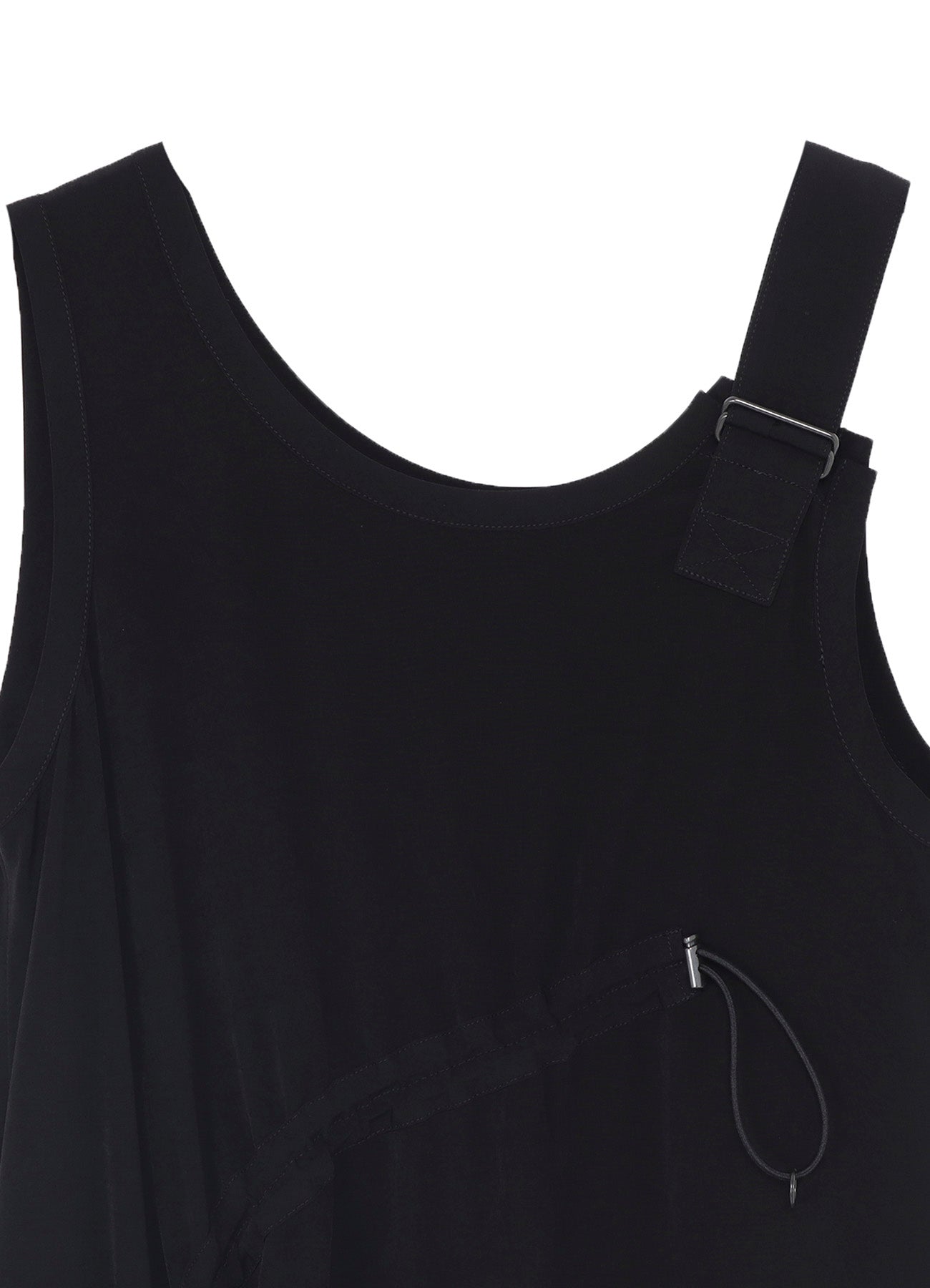 CREPE DE CHINE SLEEVELESS DRESS