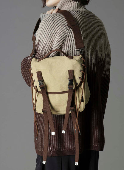 CANVAS SHOULDER BAG