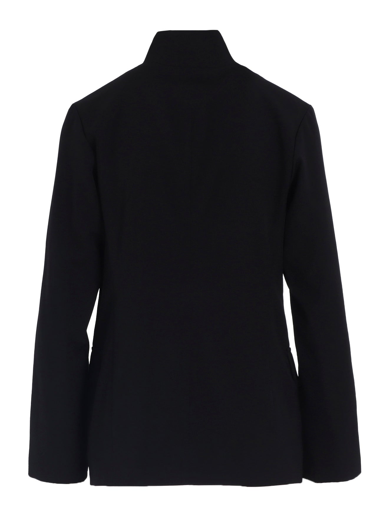 WOOL GABARDINE LADY STAND COLLAR JACKET