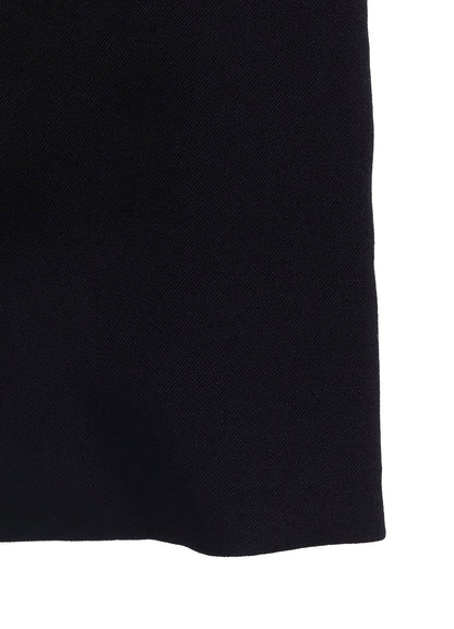 WOOL GABARDINE LADY STAND COLLAR JACKET