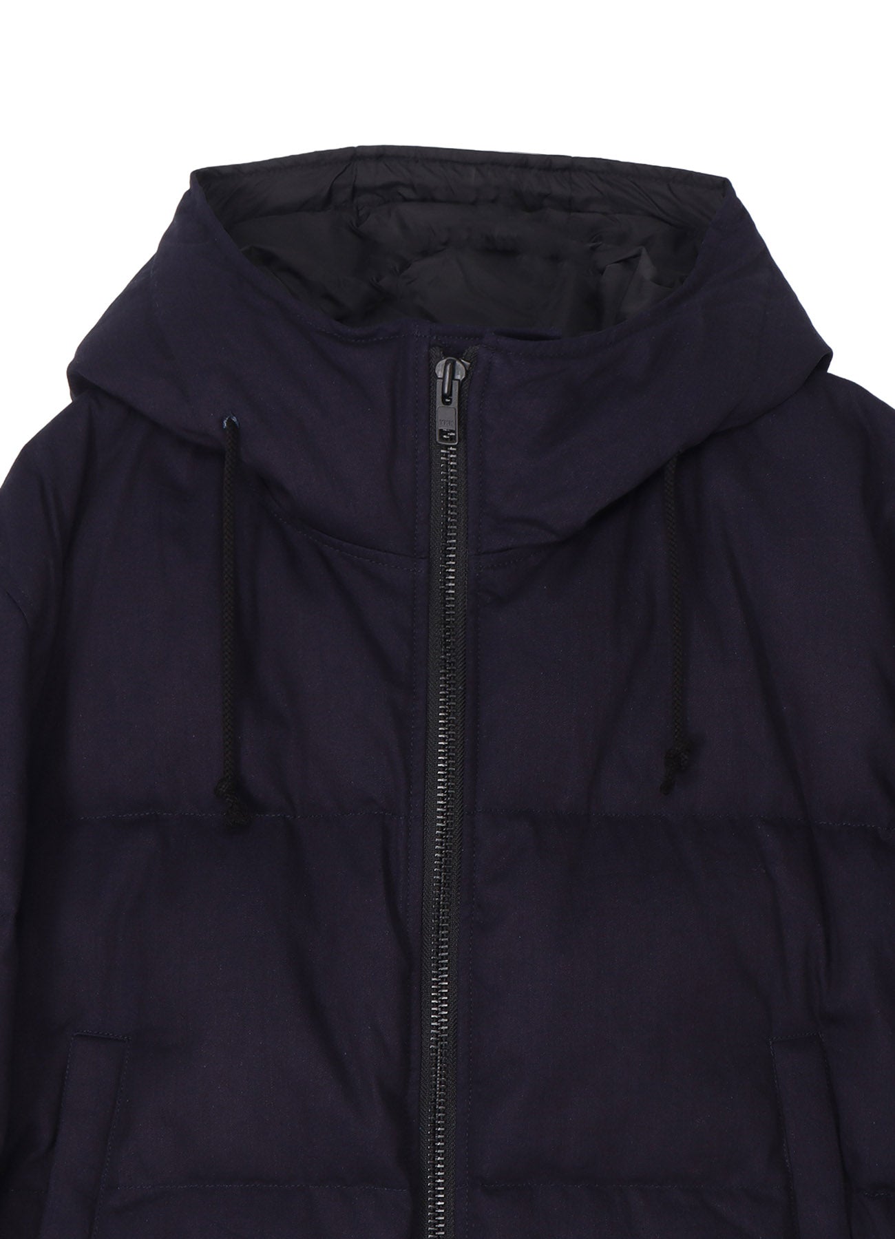 IND TWILL + NY TAFETTA DOWN HOODED BLOUSON