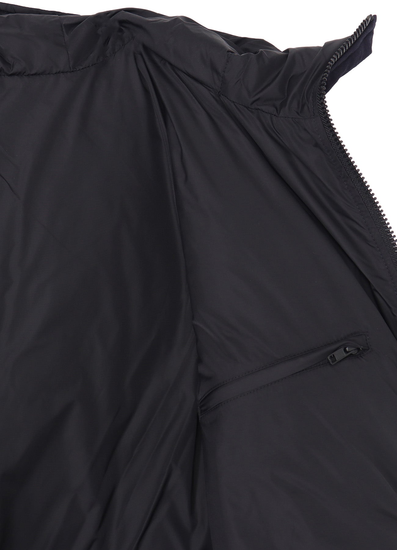 IND TWILL + NY TAFETTA DOWN HOODED BLOUSON