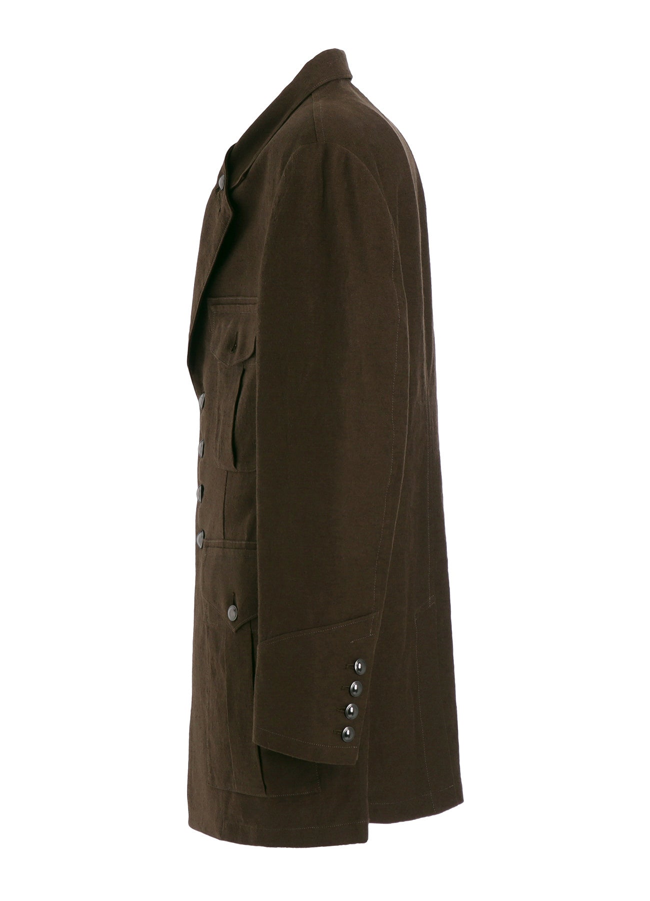 COTTON FLAX MOLESKIN BC BENTZ MILITARY JACKET