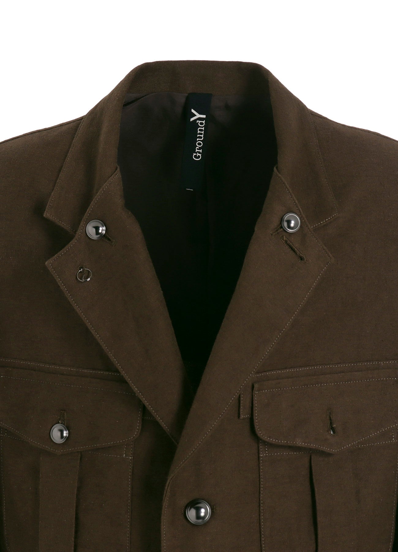 COTTON FLAX MOLESKIN BC BENTZ MILITARY JACKET