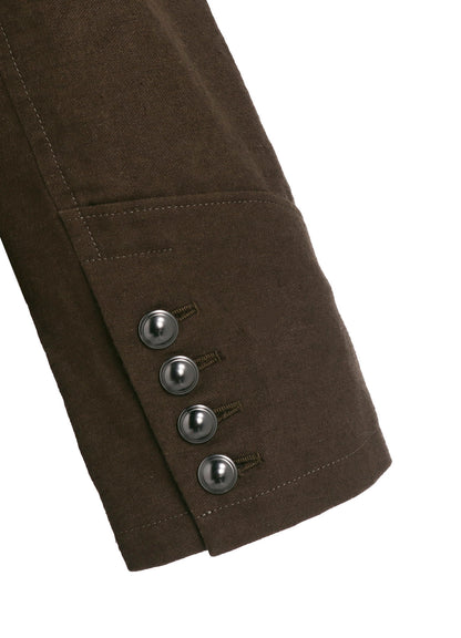 COTTON FLAX MOLESKIN BC BENTZ MILITARY JACKET