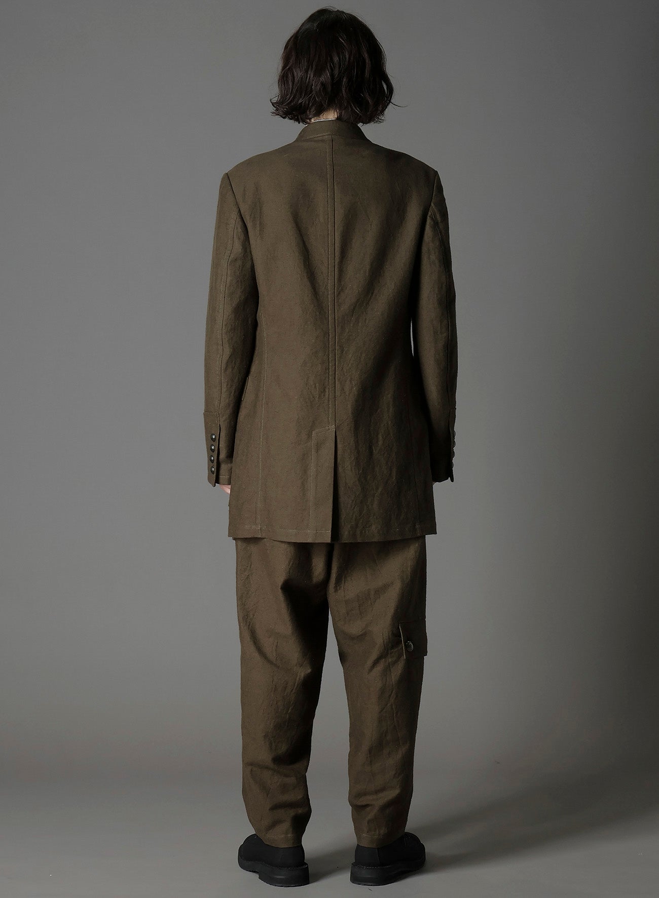 COTTON FLAX MOLESKIN BC BENTZ MILITARY JACKET