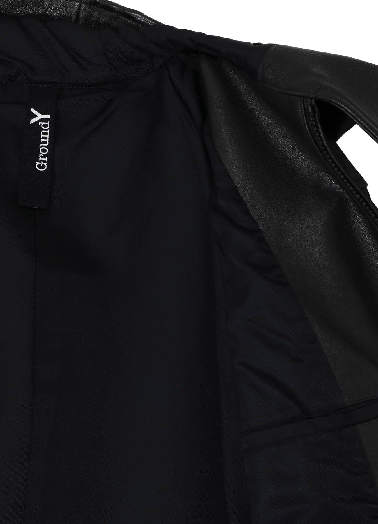 LAMB VEGETABLE HOODED LEATHER JACKET – THE SHOP YOHJI YAMAMOTO