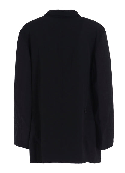 WOOL GABARDINE+NYLON WEATHER HUNTING PK JACKET