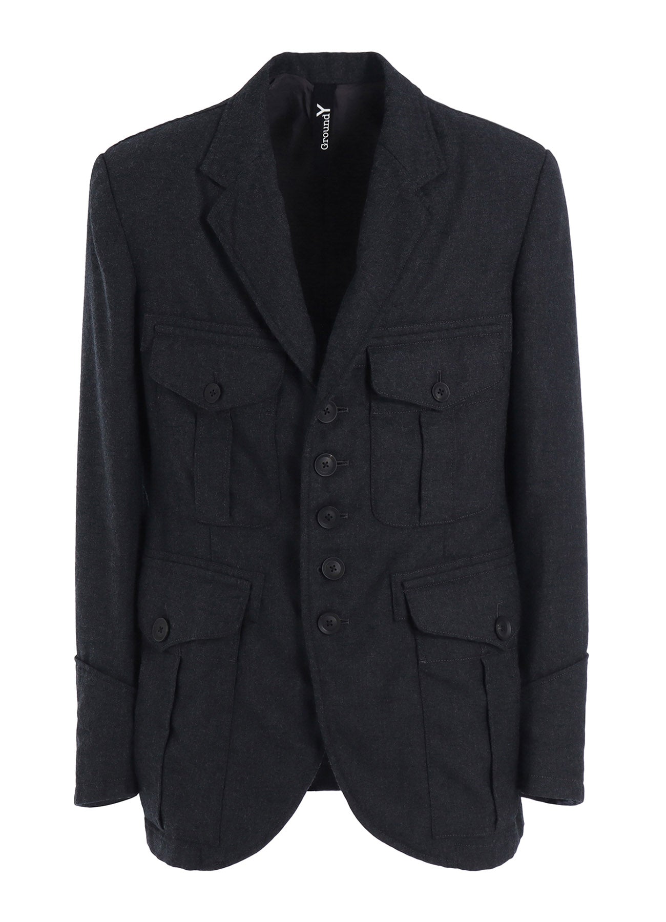 W.TA SAXONY MILITARY BACK PLEATS JACKET – THE SHOP YOHJI YAMAMOTO