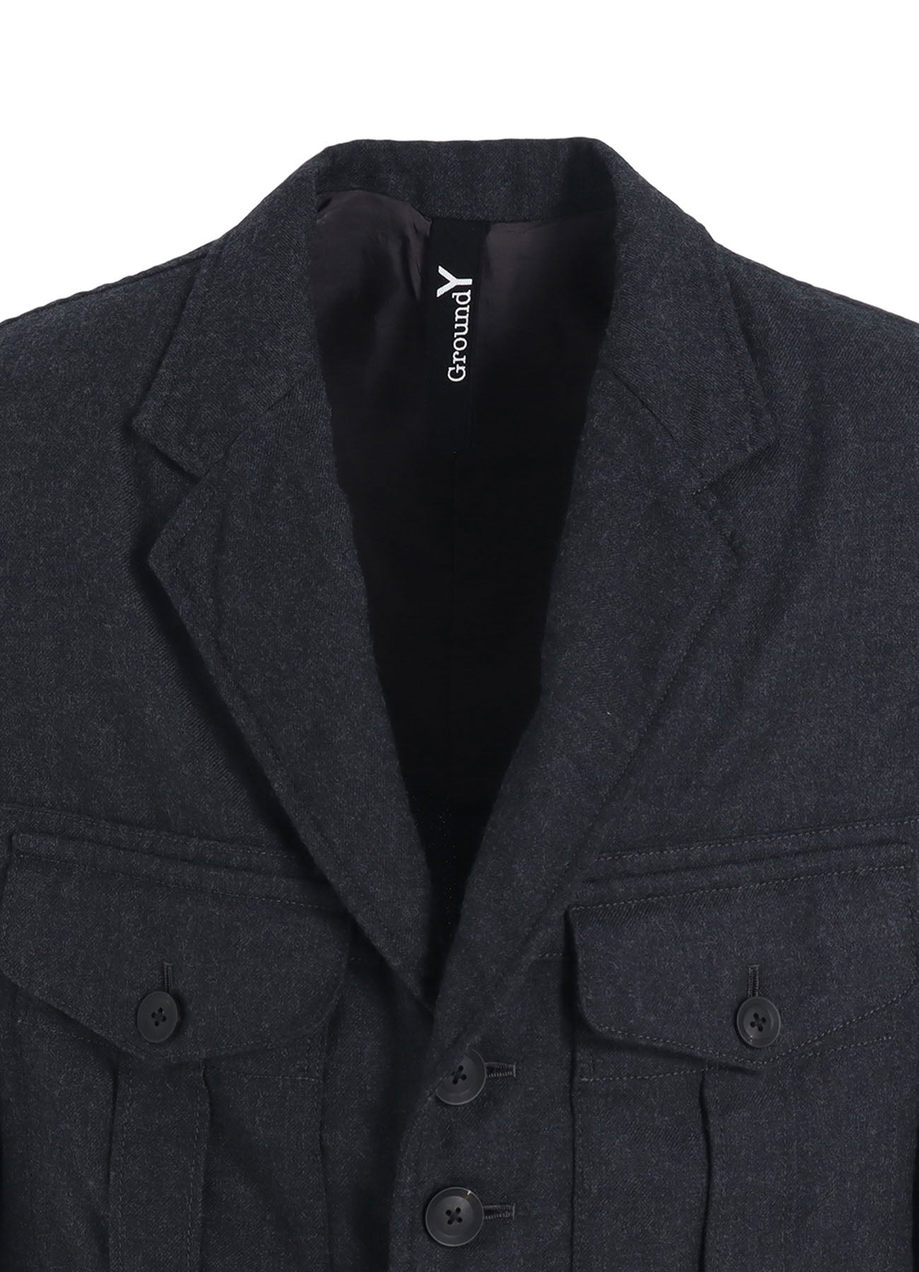 W.TA SAXONY MILITARY BACK PLEATS JACKET