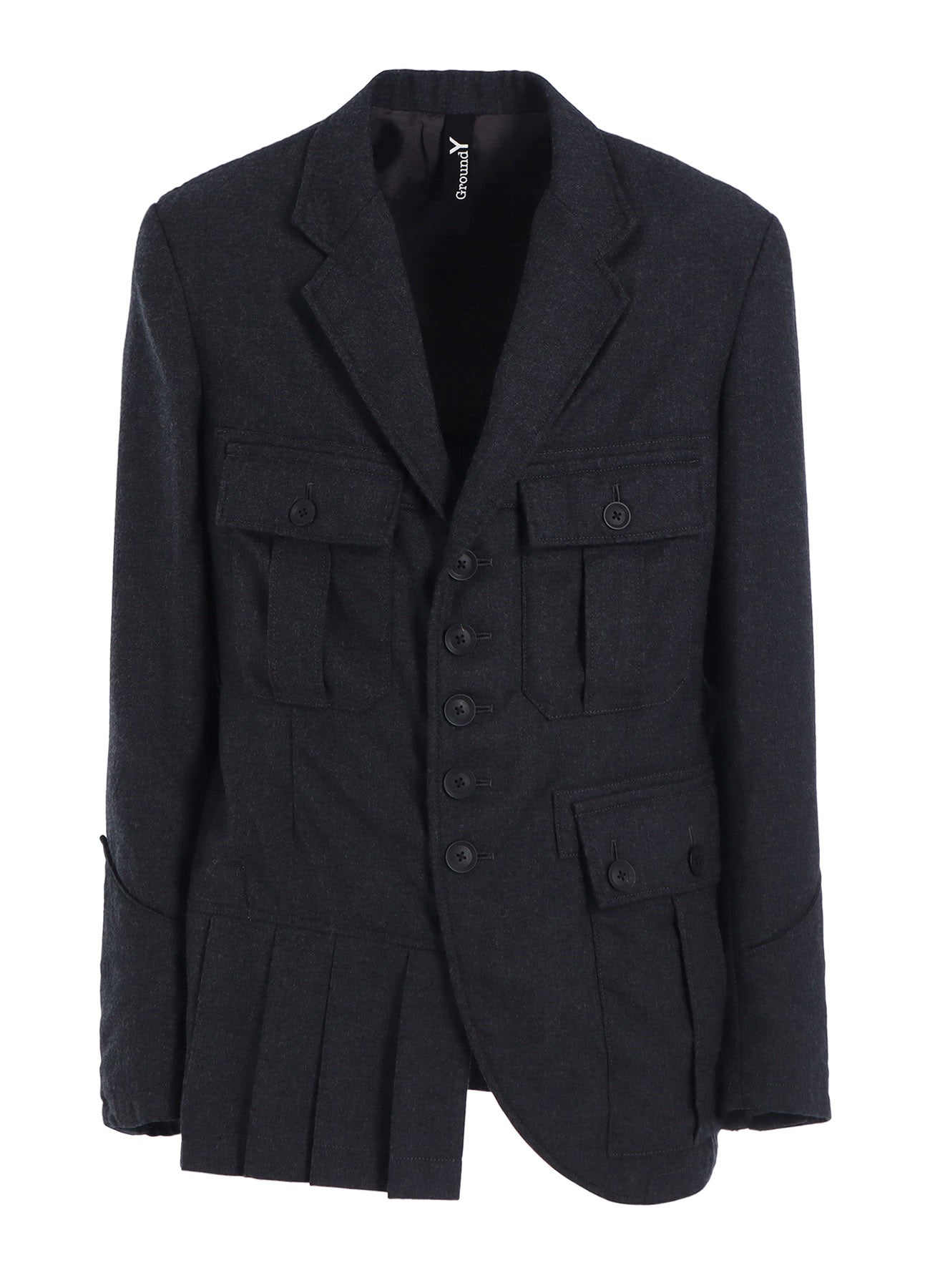 W.TA SAXONY MILITARY FRONT PLEATS JACKET – THE SHOP YOHJI YAMAMOTO