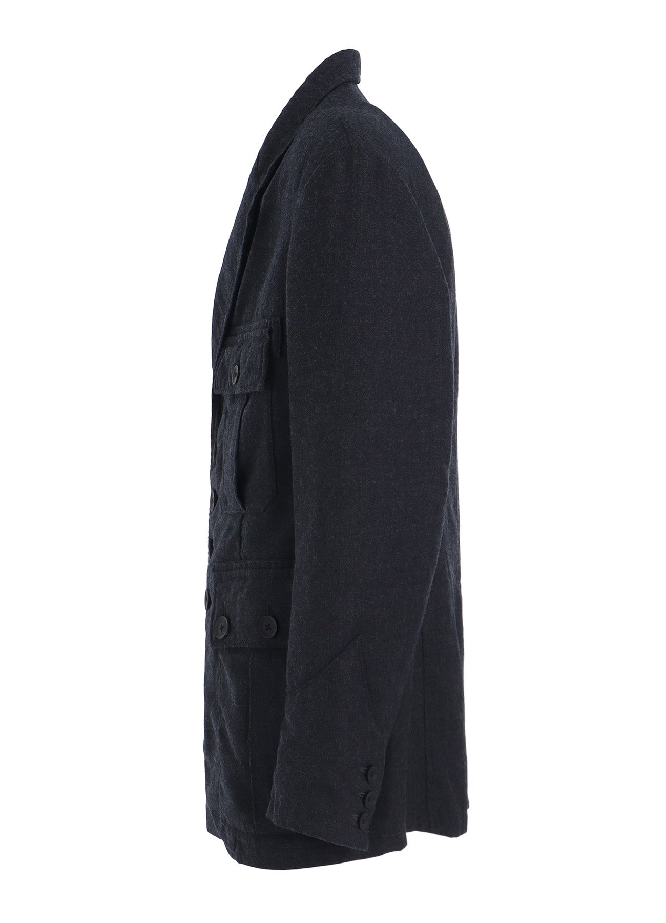 W.TA SAXONY MILITARY FRONT PLEATS JACKET