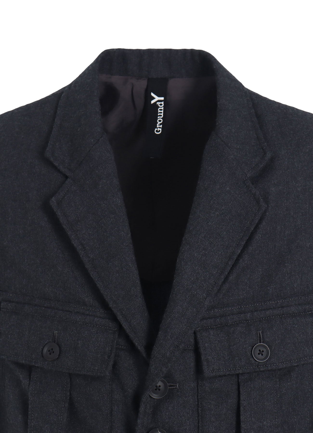 W.TA SAXONY MILITARY FRONT PLEATS JACKET