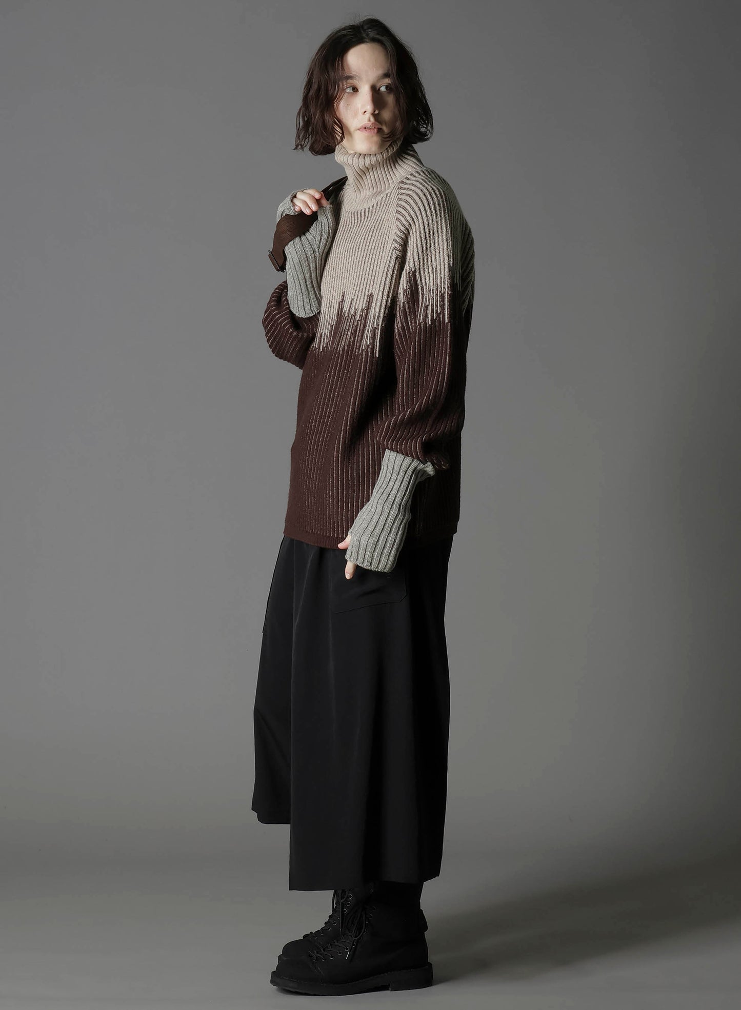 EXFineMerinoWool KNITTING JQ PULL OVER