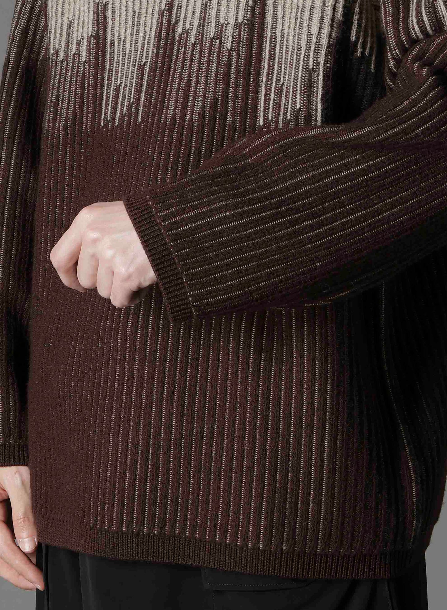 EXFineMerinoWool KNITTING JQ PULL OVER